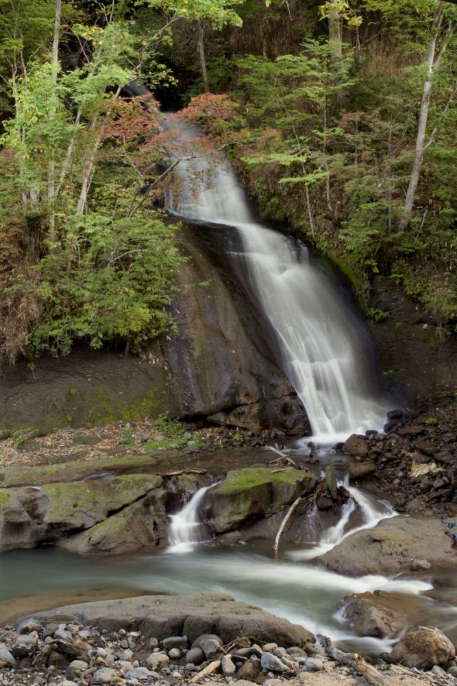 Hokkaido Waterfall - 6 art print by Alan Blaustein for $57.95 CAD