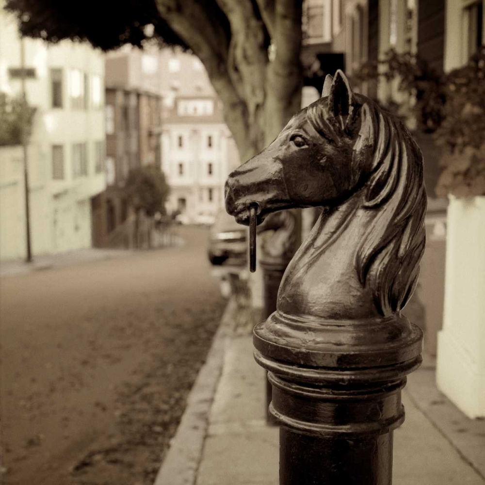 Hitching Post - 7 art print by Alan Blaustein for $57.95 CAD