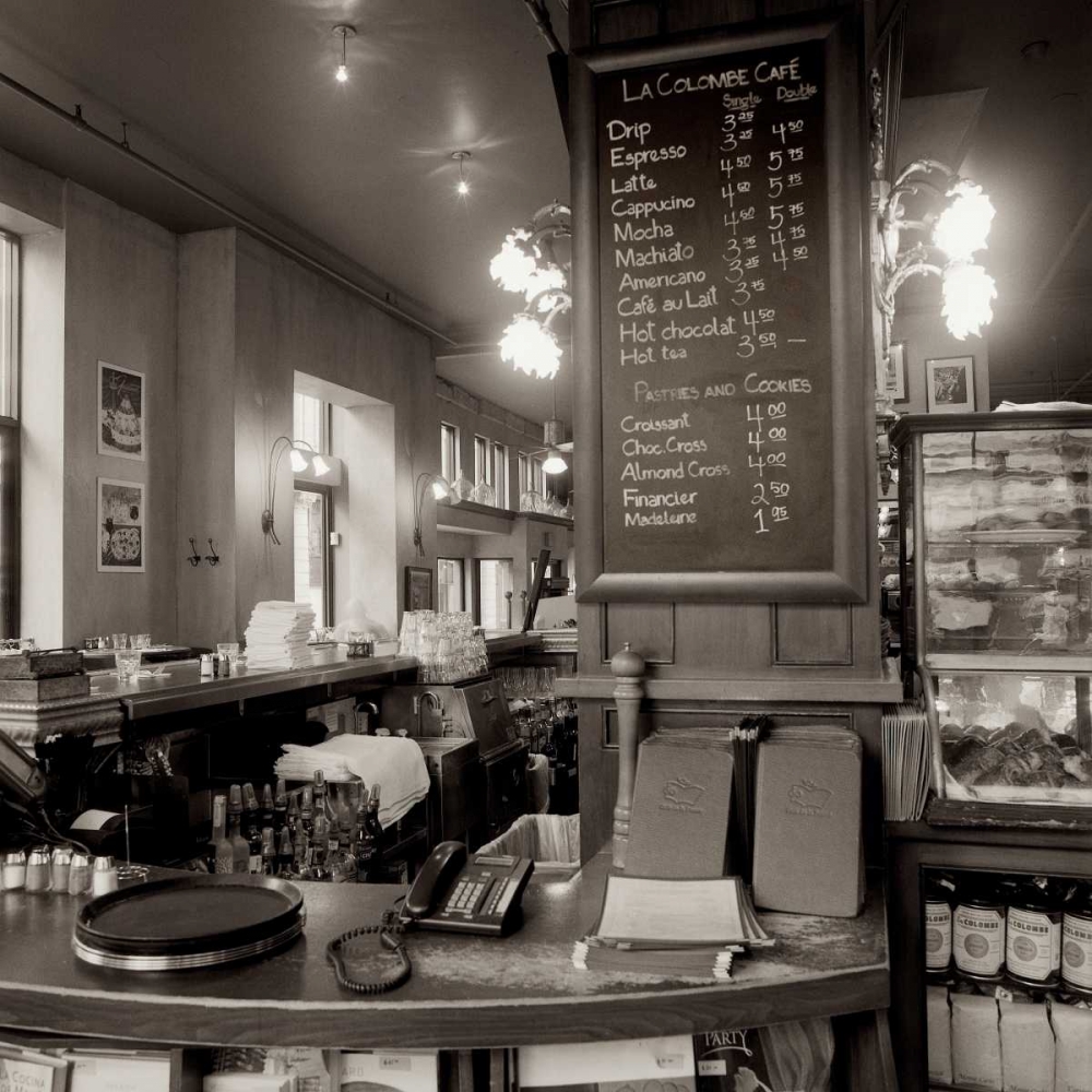 La Colombre Cafe - 1 art print by Alan Blaustein for $57.95 CAD