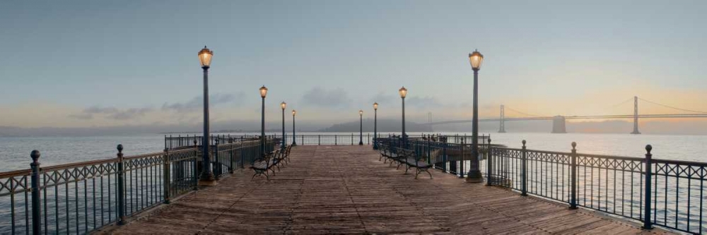 Broadway Pier Pano - 124 art print by Alan Blaustein for $57.95 CAD