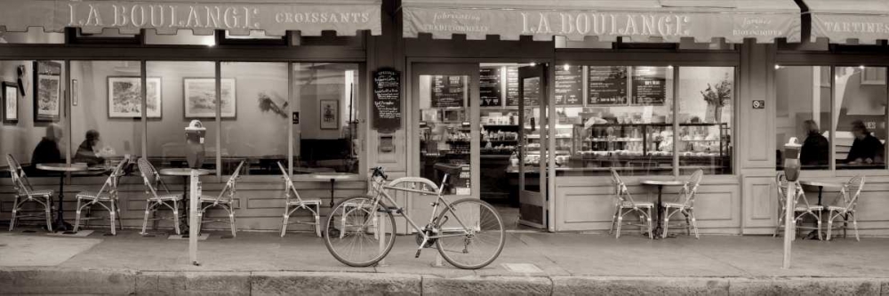 San Francisco Cafe Pano - 1 art print by Alan Blaustein for $57.95 CAD