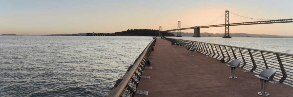 Bay Bridge Pano - 106 art print by Alan Blaustein for $57.95 CAD