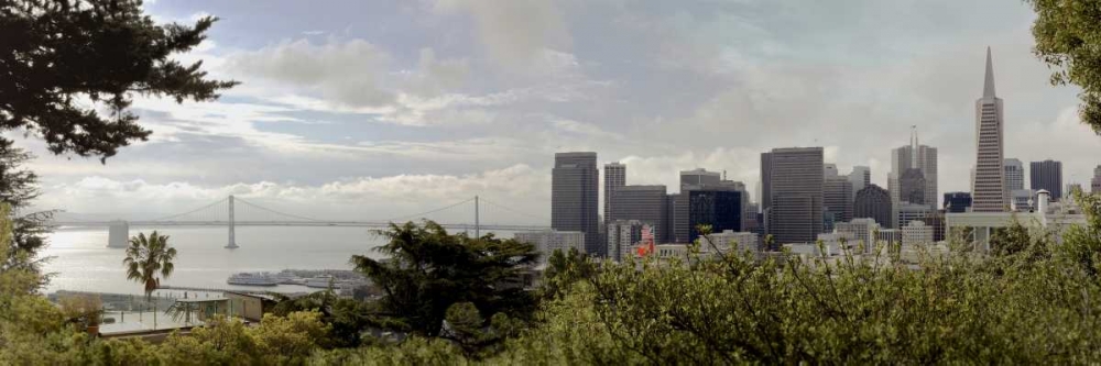 SF Skyline Pano - 109 art print by Alan Blaustein for $57.95 CAD