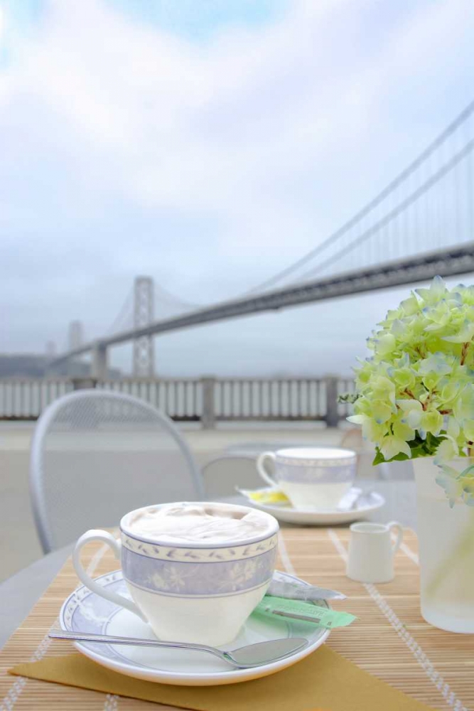 Dream Cafe Bay Bridge - 2 art print by Alan Blaustein for $57.95 CAD