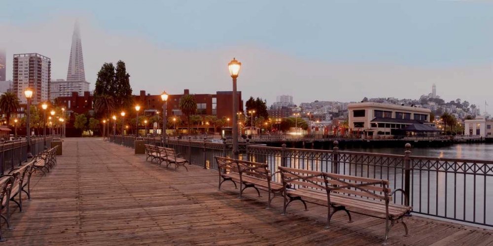 Broadway Pier Pano - 113 art print by Alan Blaustein for $57.95 CAD