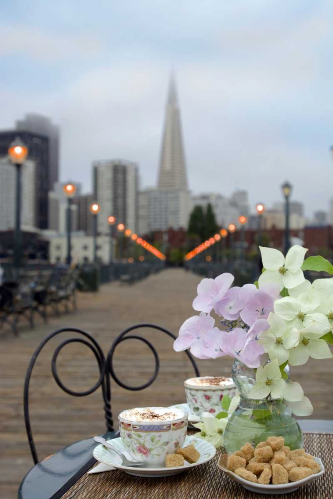Dream Cafe Broadway Pier - 22 art print by Alan Blaustein for $57.95 CAD