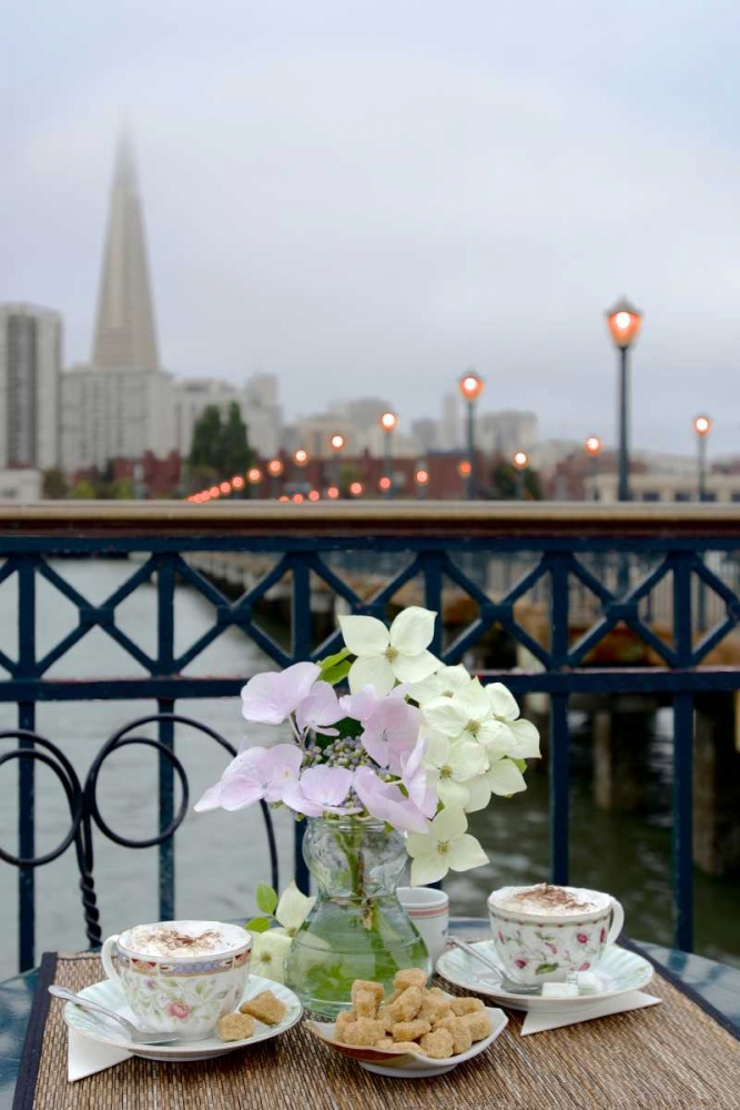 Dream Cafe Broadway Pier - 21 art print by Alan Blaustein for $57.95 CAD