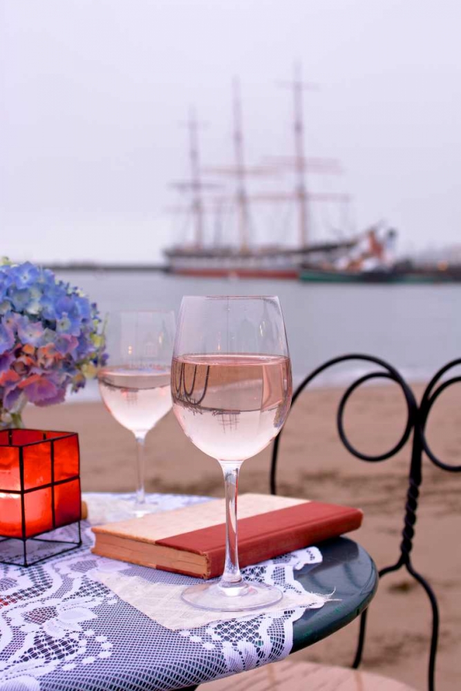 Dream Cafe Hyde St Pier - 31 art print by Alan Blaustein for $57.95 CAD