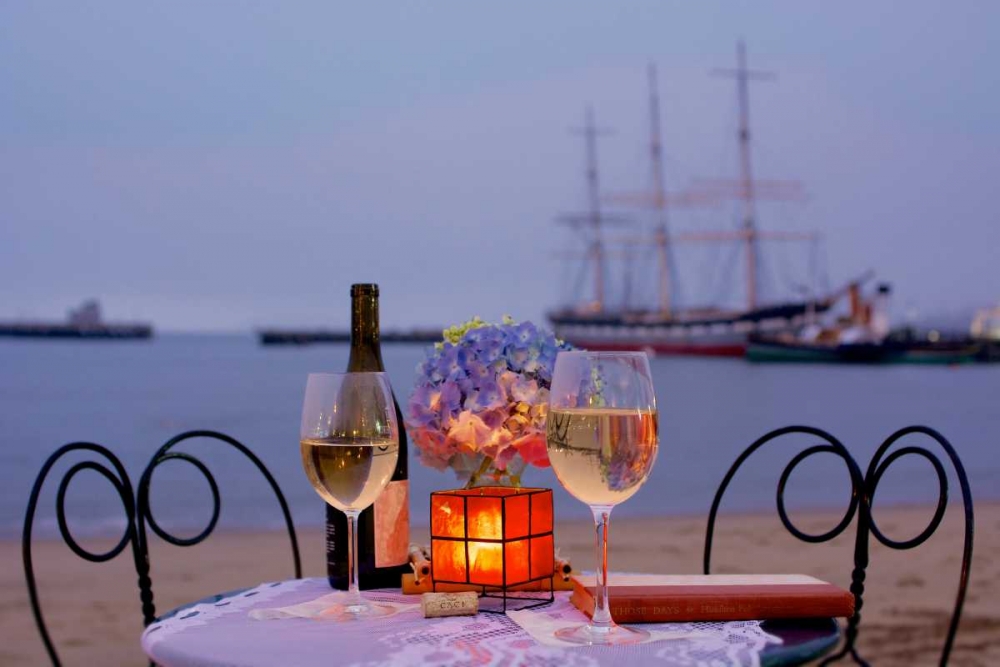 Dream Cafe Hyde St Pier - 34 art print by Alan Blaustein for $57.95 CAD