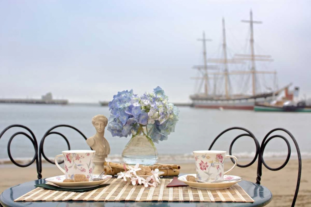 Dream Cafe Hyde St Pier - 33 art print by Alan Blaustein for $57.95 CAD