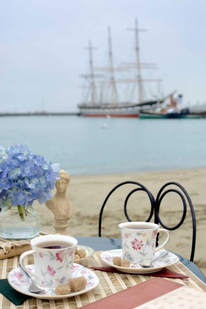 Dream Cafe Hyde St Pier - 30 art print by Alan Blaustein for $57.95 CAD