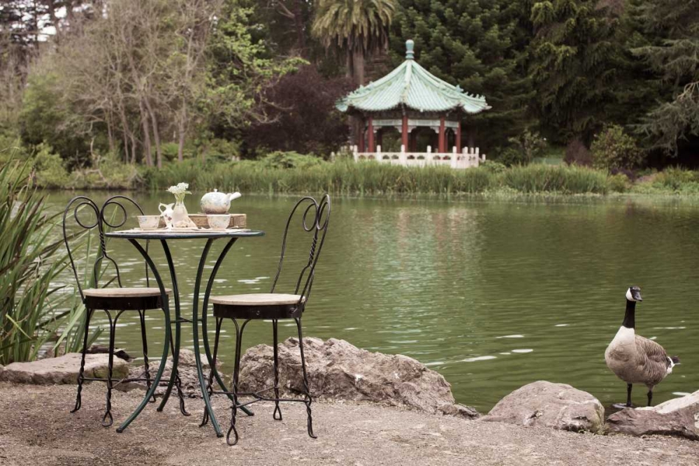 Dream Cafe Stow Lake - 47 art print by Alan Blaustein for $57.95 CAD