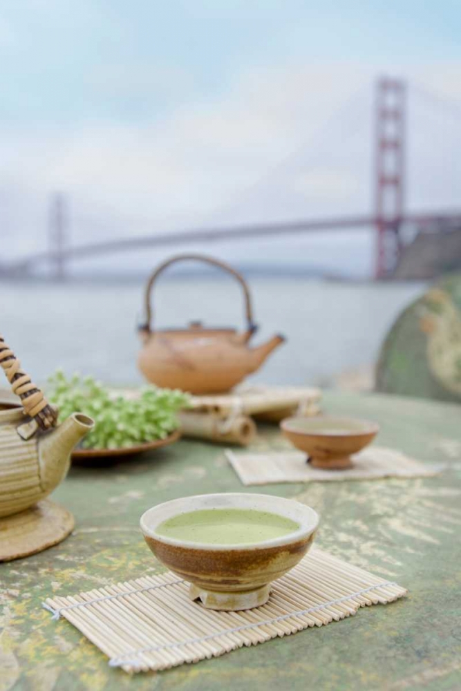 Dream Cafe Golden Gate Bridge - 65 art print by Alan Blaustein for $57.95 CAD