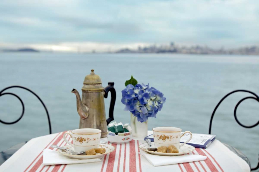Dream Cafe Golden Gate Bridge - 67 art print by Alan Blaustein for $57.95 CAD