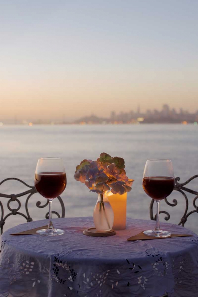 Dream Cafe Golden Gate Bridge - 69 art print by Alan Blaustein for $57.95 CAD