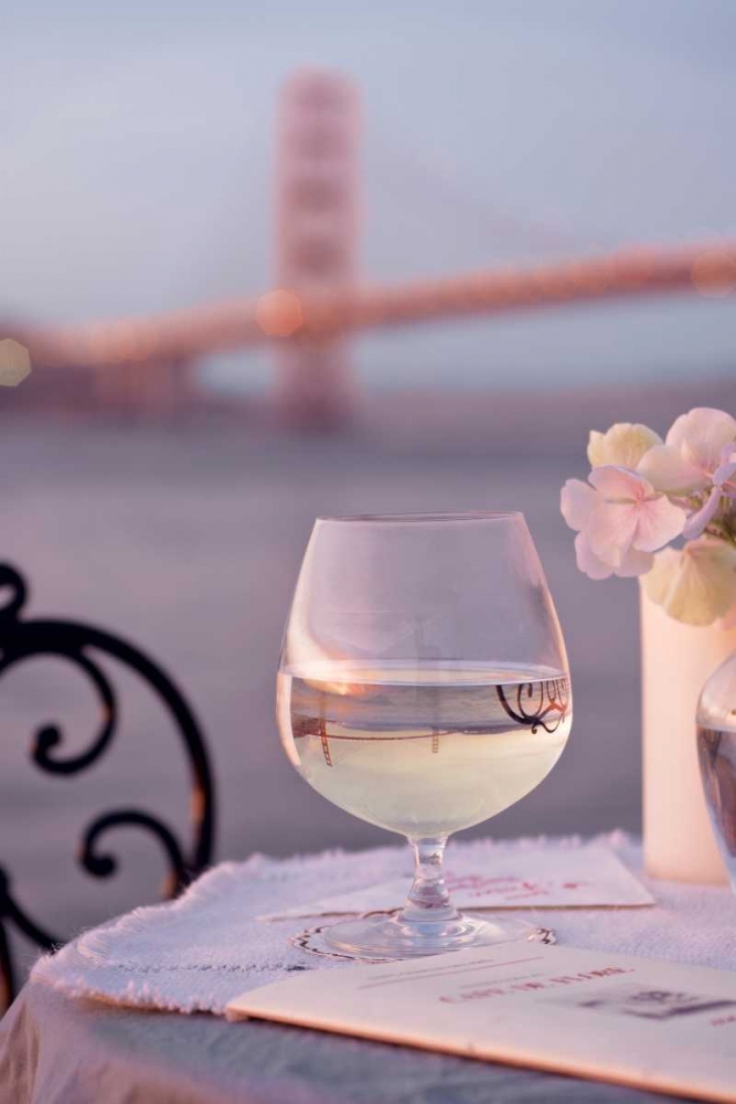 Dream Cafe Golden Gate Bridge - 80 art print by Alan Blaustein for $57.95 CAD