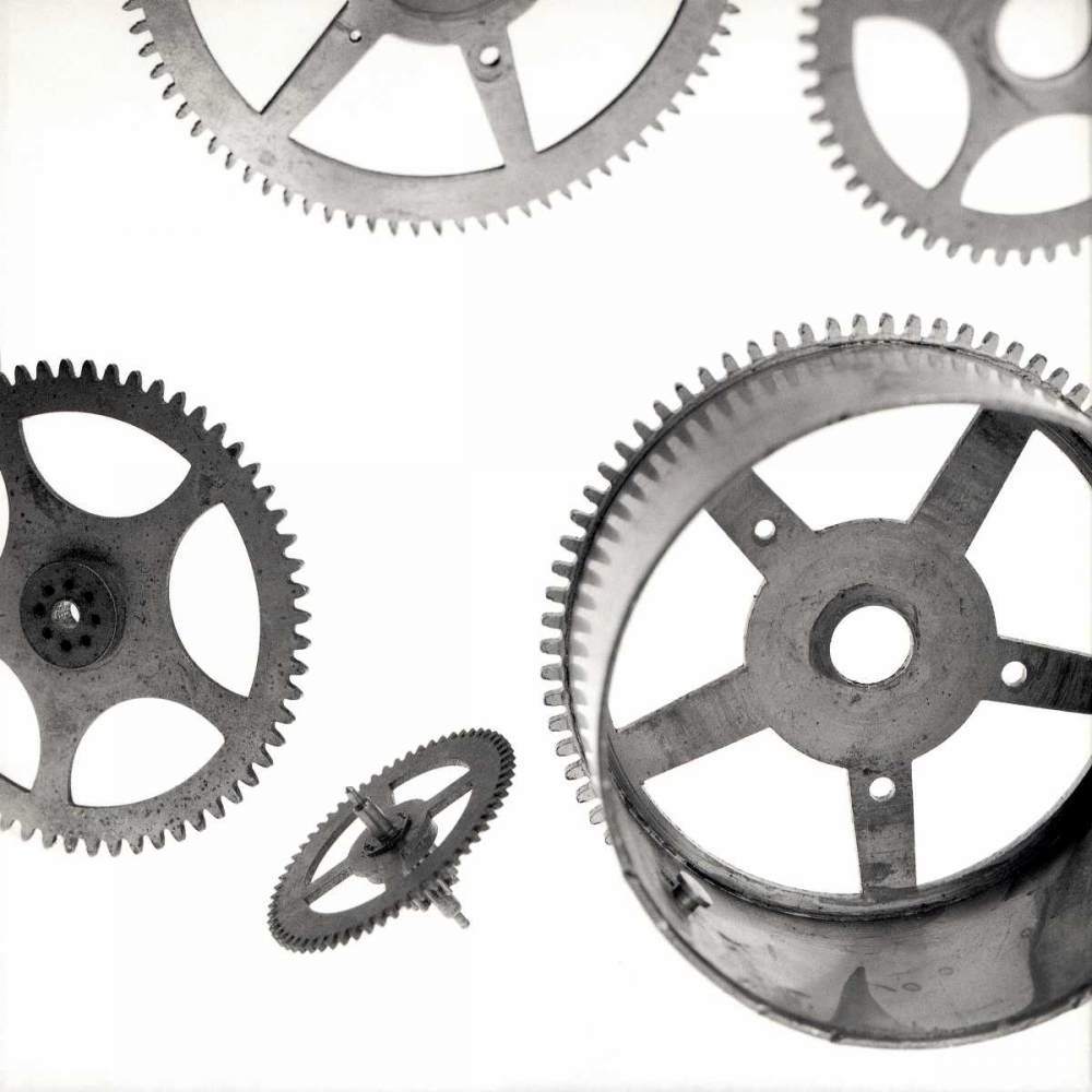 Retro- Gears - 4 art print by Alan Blaustein for $57.95 CAD
