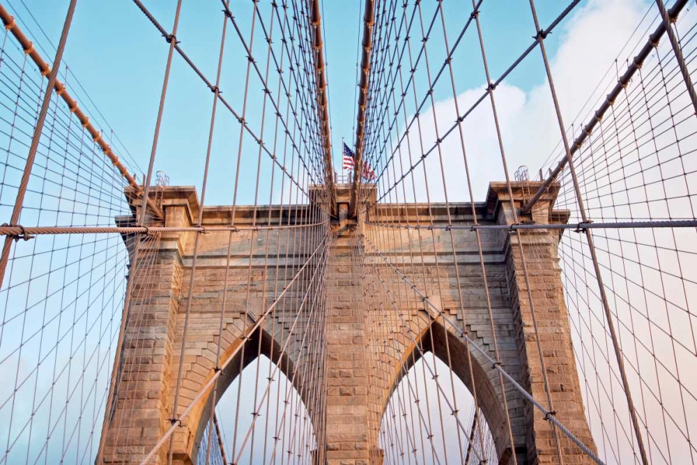 Brooklyn Bridge art print by Alan Blaustein for $57.95 CAD