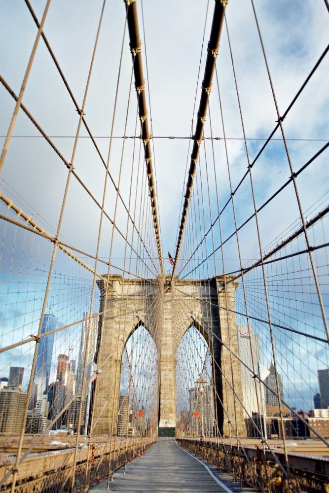 Brooklyn Bridge art print by Alan Blaustein for $57.95 CAD
