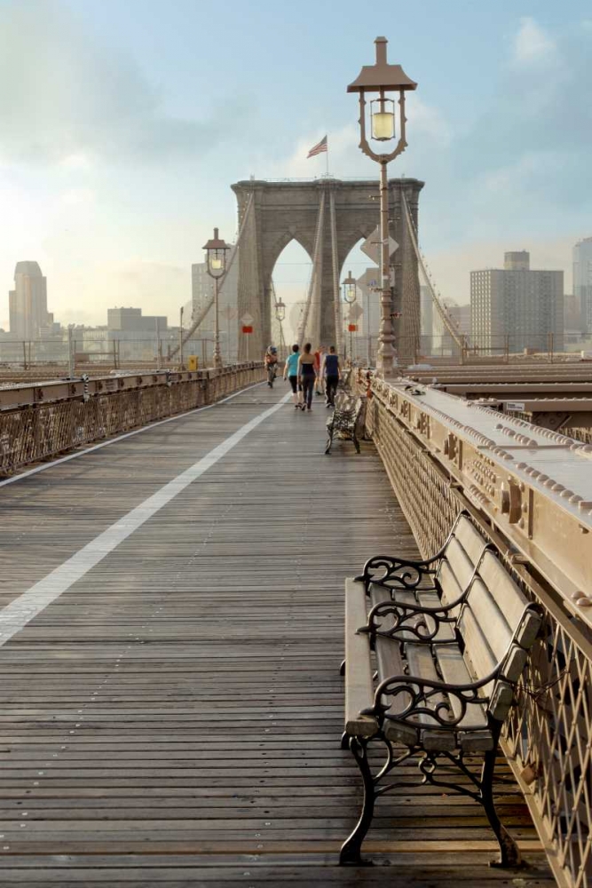 Brooklyn Bridge art print by Alan Blaustein for $57.95 CAD