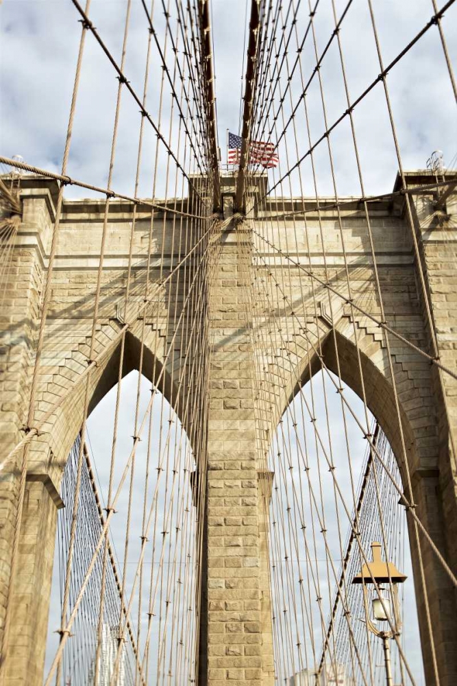 Brooklyn Bridge art print by Alan Blaustein for $57.95 CAD