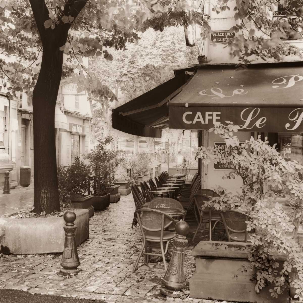 Cafe Aix-en-Provence art print by Alan Blaustein for $57.95 CAD