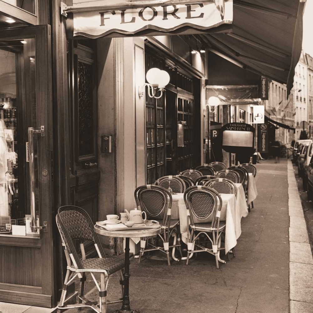 Cafe de Flore art print by Alan Blaustein for $57.95 CAD