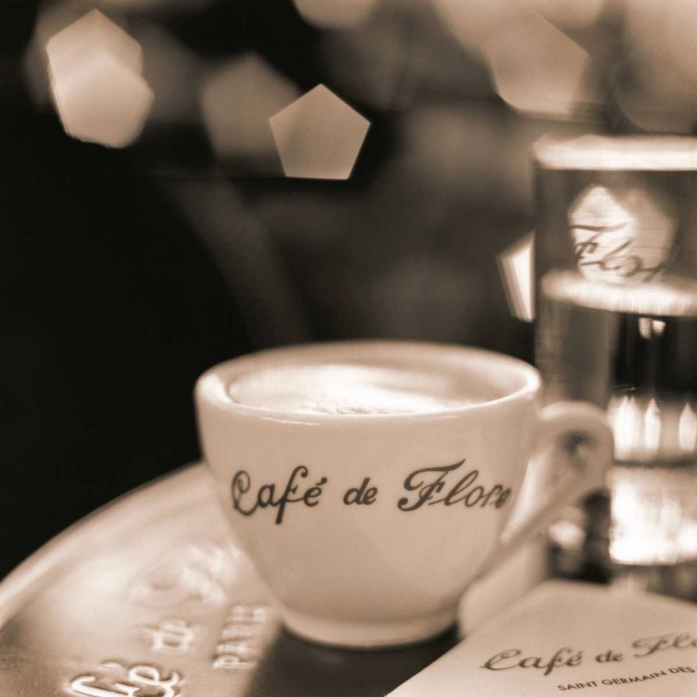 Cafe St. Germain des Pres art print by Alan Blaustein for $57.95 CAD