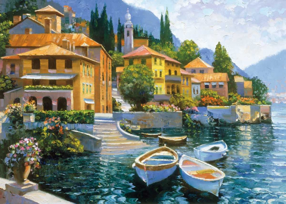Lake Como Landing art print by Howard Behrens for $57.95 CAD