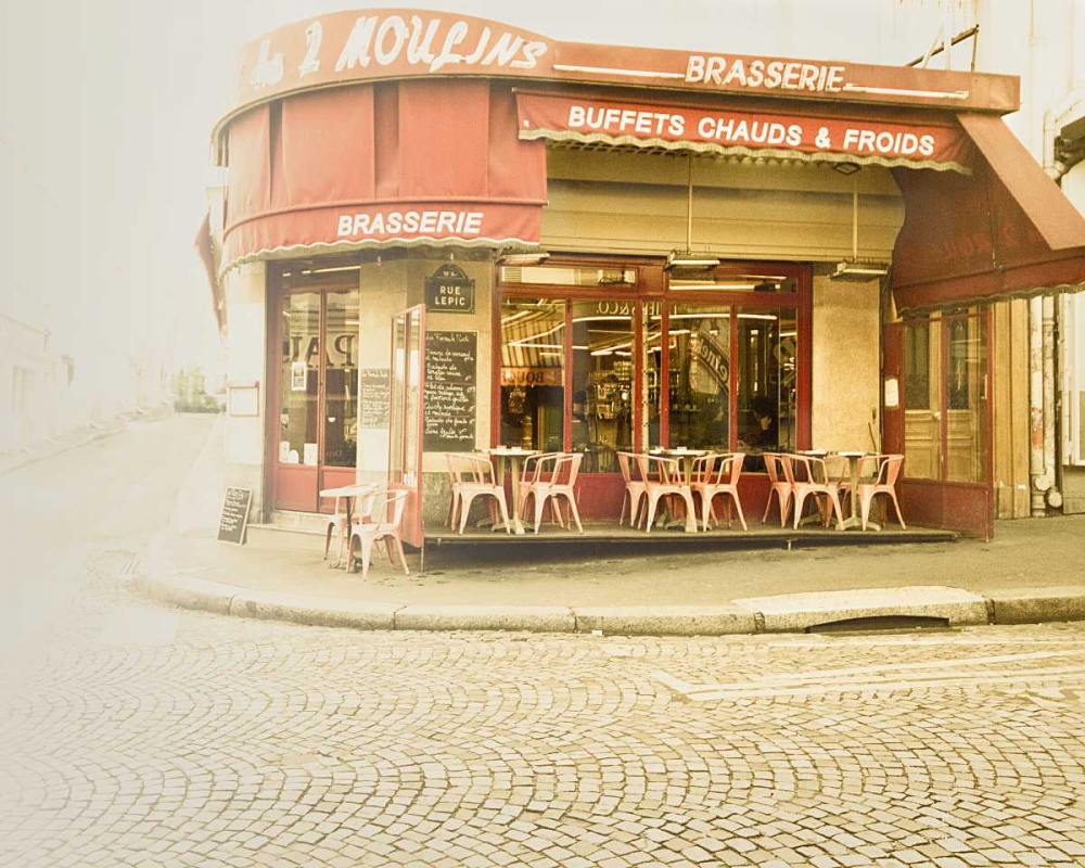 Paris Brasserie art print by Keri Bevan for $57.95 CAD