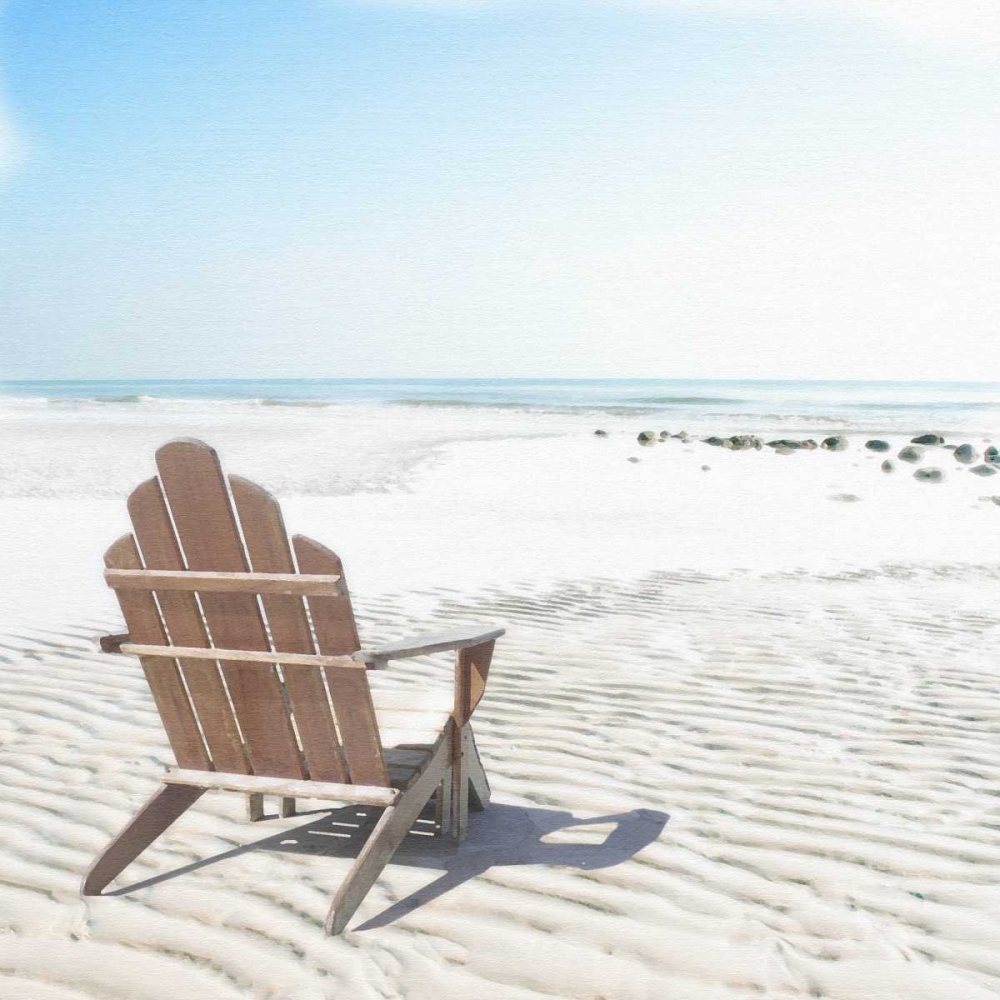 Beach Chair art print by Noah Bay for $57.95 CAD
