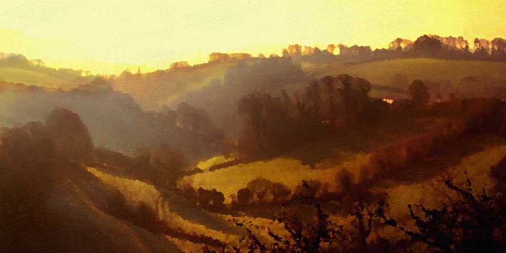 Misty Valley art print by Noah Bay for $57.95 CAD