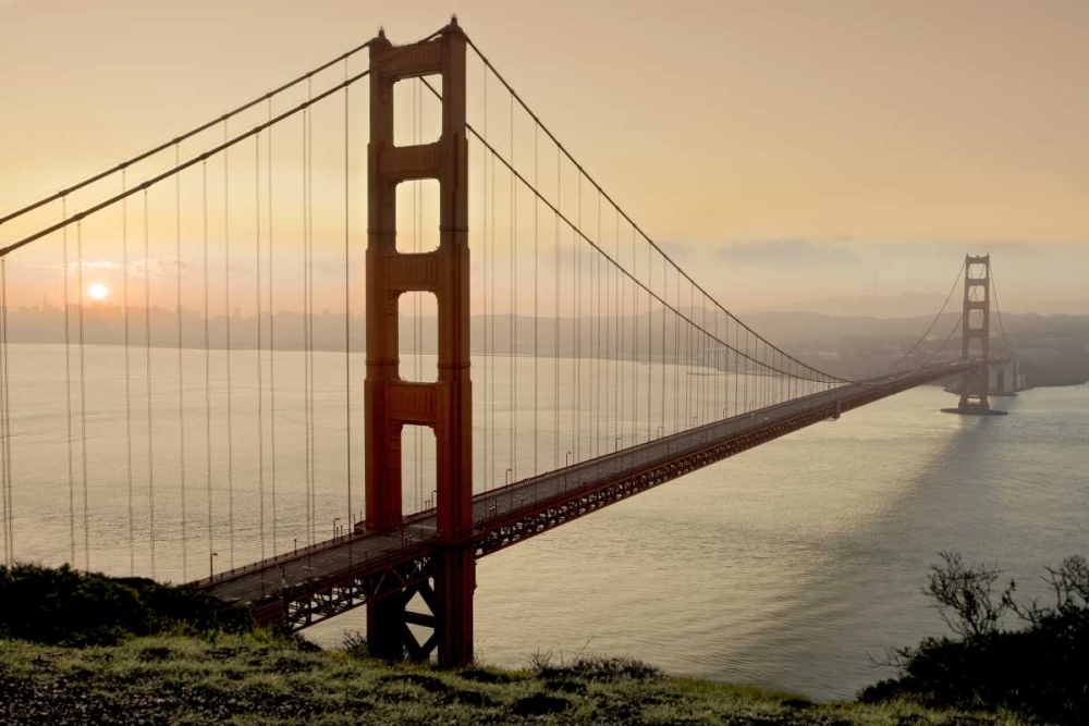 Golden Gate Sunrise #2 art print by Alan Blaustein for $57.95 CAD