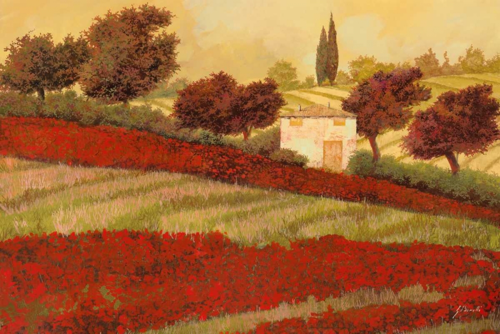 Papaveri Toscana I art print by Guido Borelli for $57.95 CAD