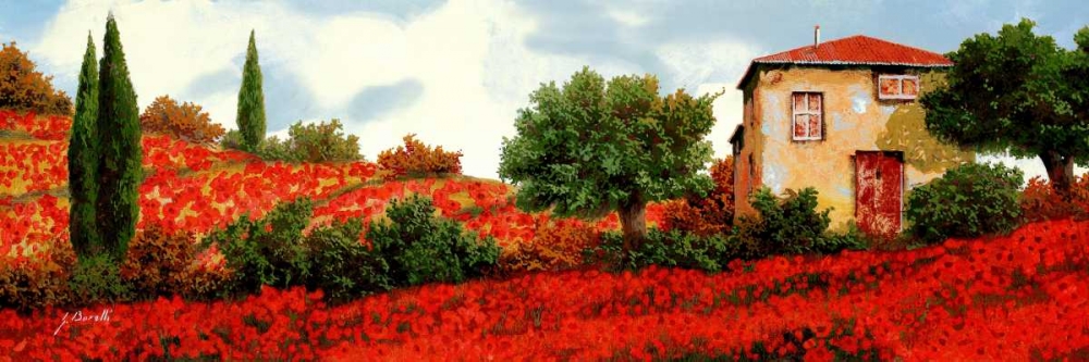 I Papaveri Sulle Colline art print by Guido Borelli for $57.95 CAD
