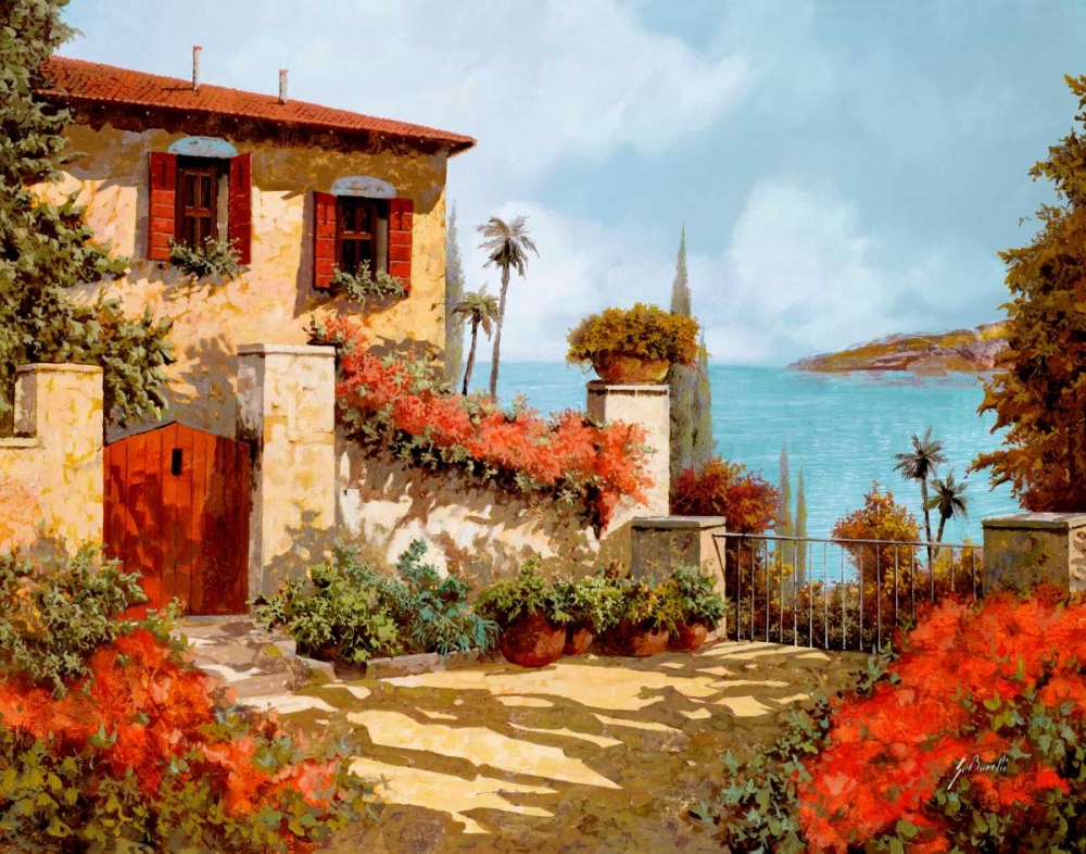 Il Giardino Rosso art print by Guido Borelli for $57.95 CAD