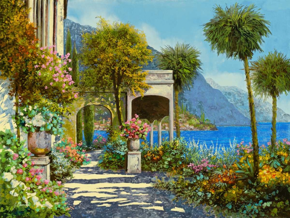 Passeggiata al Lago art print by Guido Borelli for $57.95 CAD