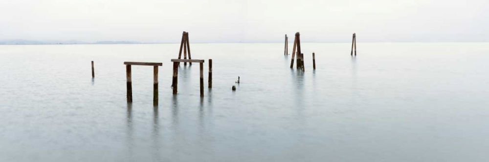 Vintage Pier in the Mist art print by Alan Blaustein for $57.95 CAD