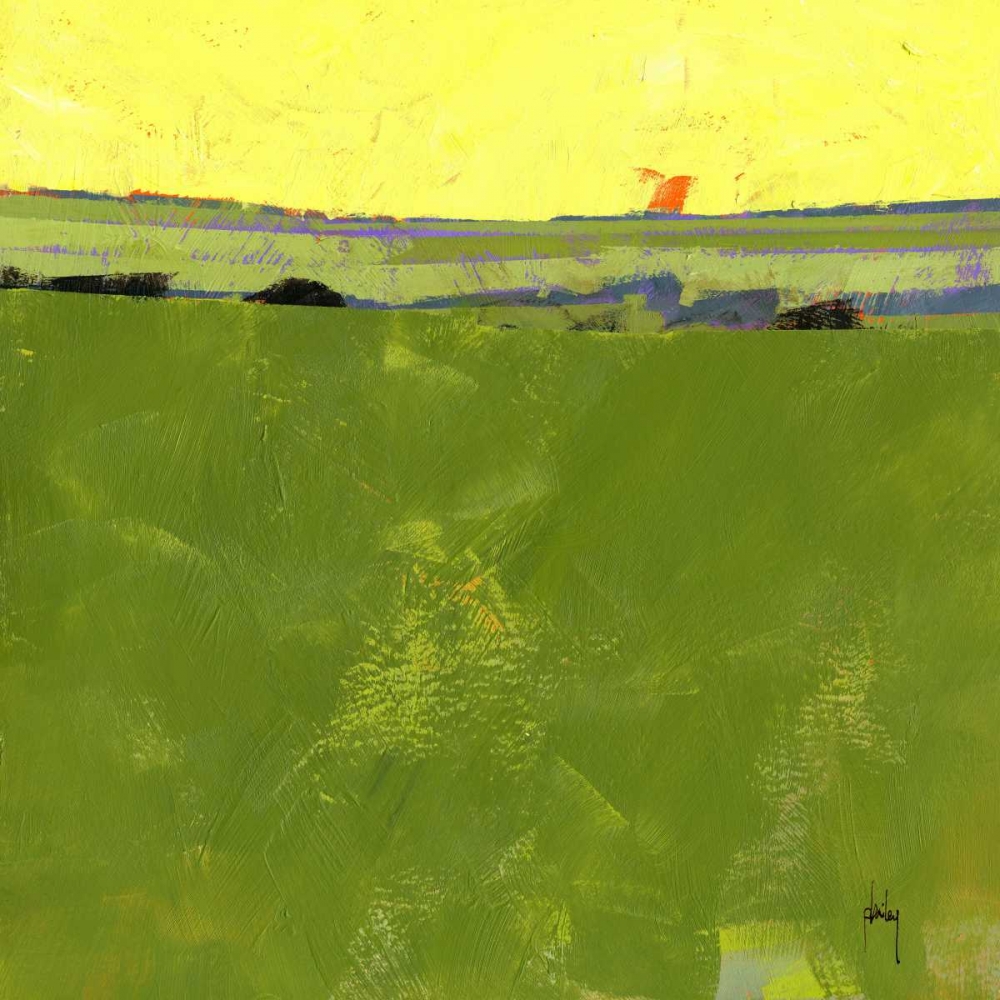 Hot Sky over Lazy Fields art print by Paul Bailey for $57.95 CAD