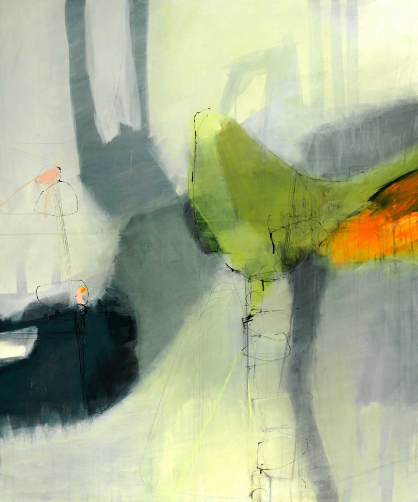 Green Bird art print by Sidsel Brix for $57.95 CAD
