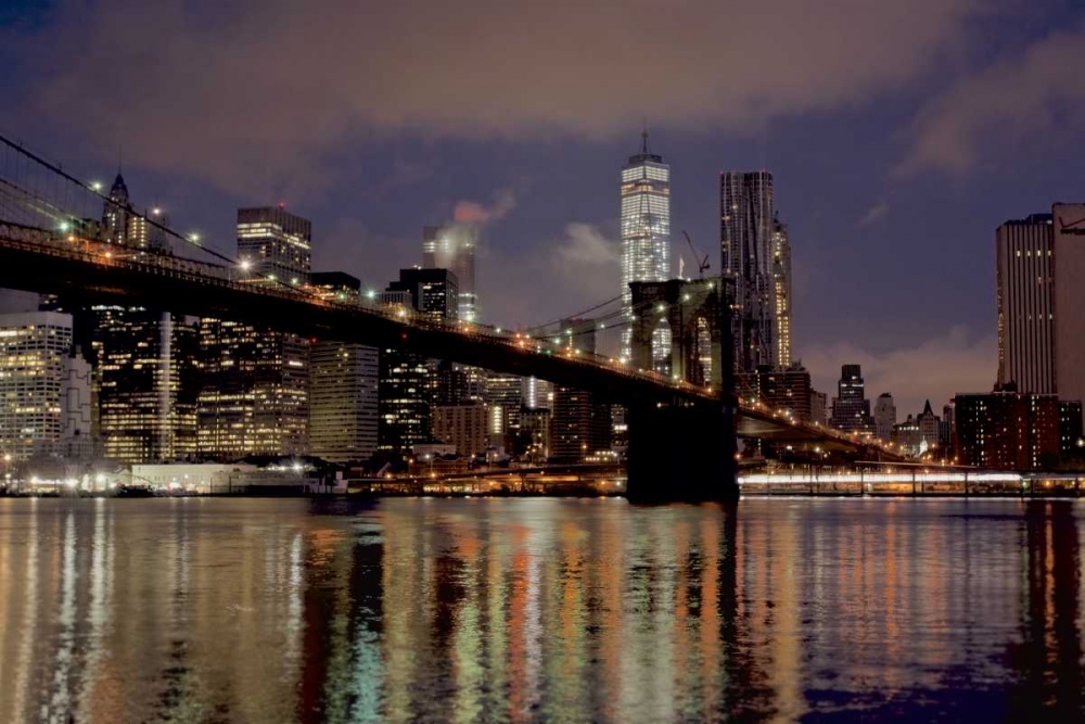 Brooklyn Bridge at Dawn art print by Alan Blaustein for $57.95 CAD
