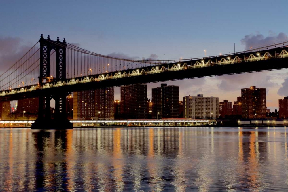 Manhattan Bridge at Dawn art print by Alan Blaustein for $57.95 CAD