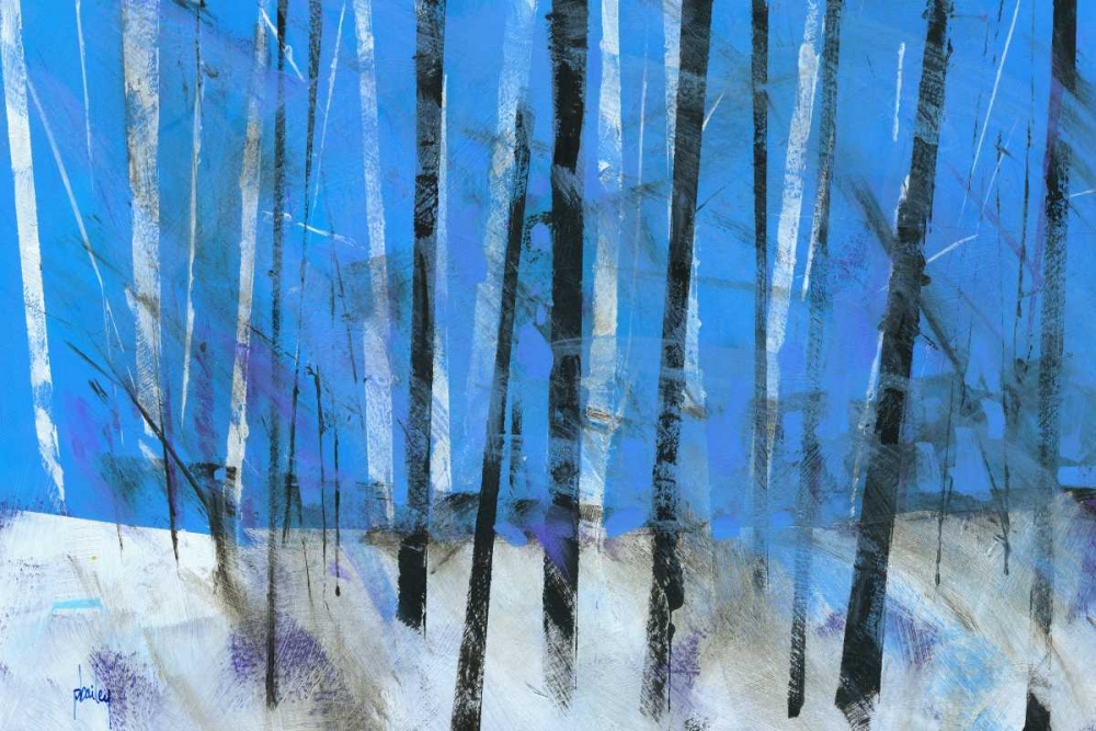 Birch and Black Ash Saplings art print by Paul Bailey for $57.95 CAD