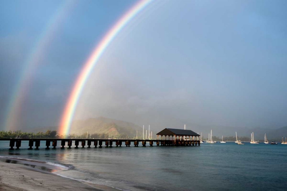 Rainbows at Hanalei art print by Daniel Burt for $57.95 CAD