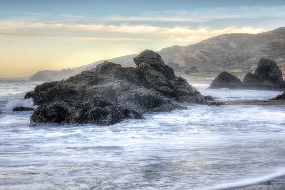 Crescent Beach Waves 4 art print by Alan Blaustein for $57.95 CAD