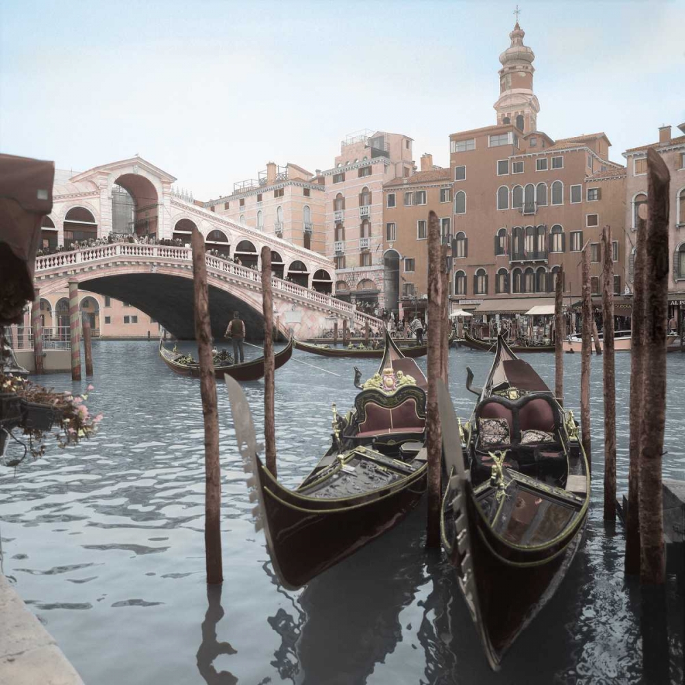 Rialto Bridge Gondolas art print by Alan Blaustein for $57.95 CAD