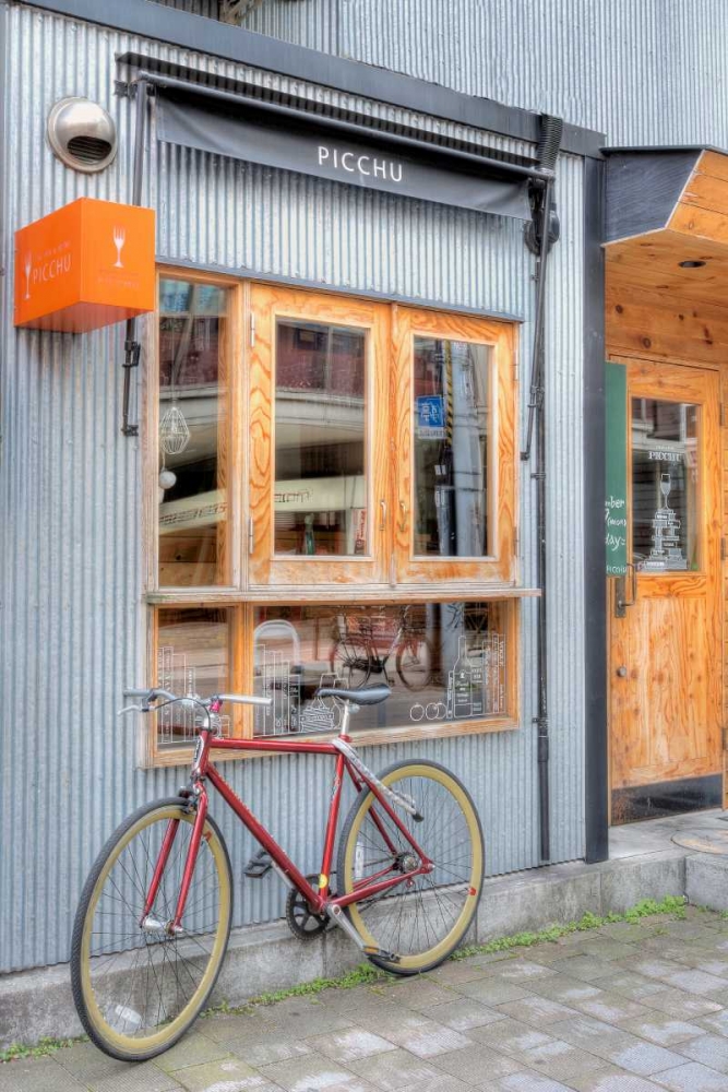 Red Bicycle, Japan art print by Alan Blaustein for $57.95 CAD