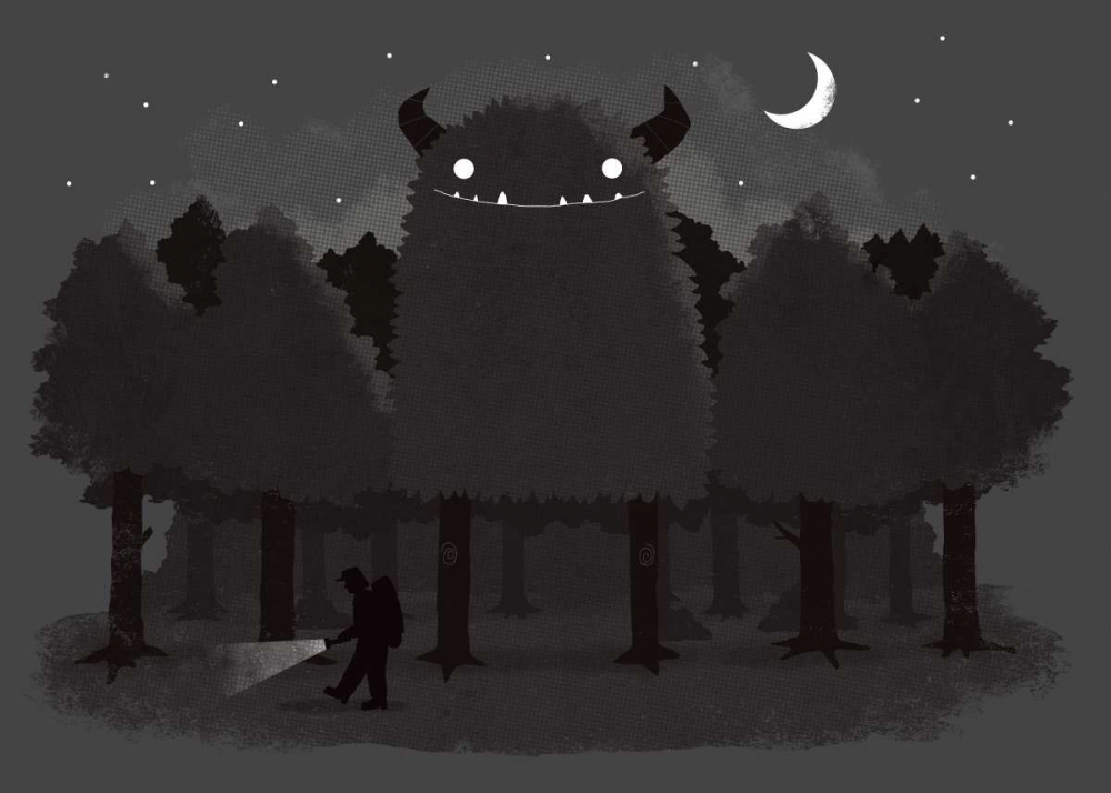 Monster Hunting art print by Michael Buxton for $57.95 CAD