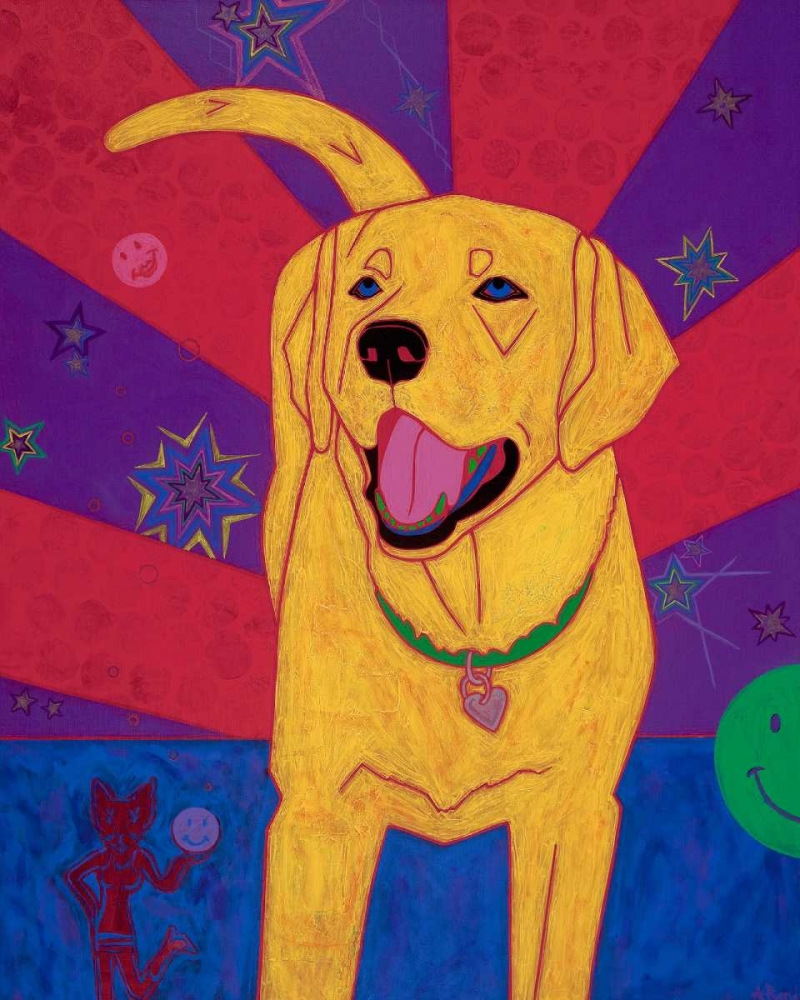 Yellow Happiness art print by Angela Bond for $57.95 CAD