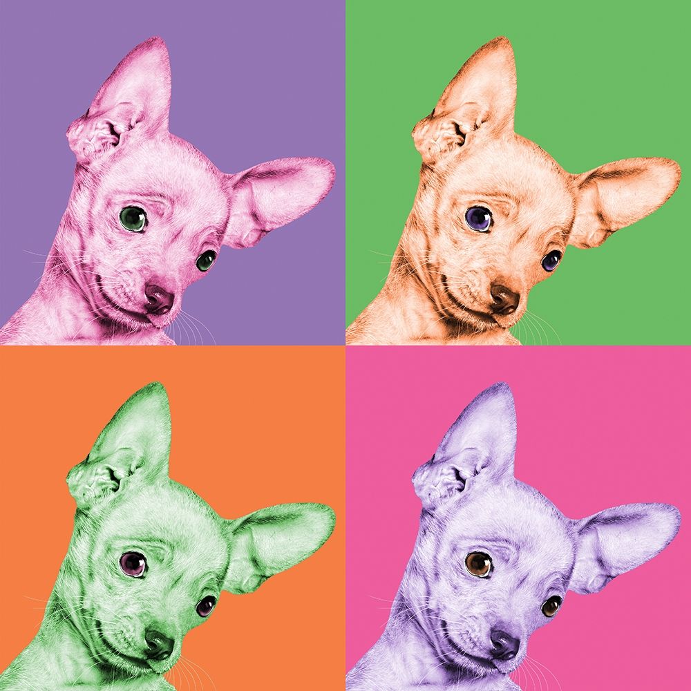 Sweet Chihuahua Pop art print by Jon Bertelli for $57.95 CAD